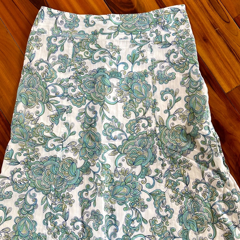 Eddie Bauer vintage paisley skirt - Picture 2 of 6